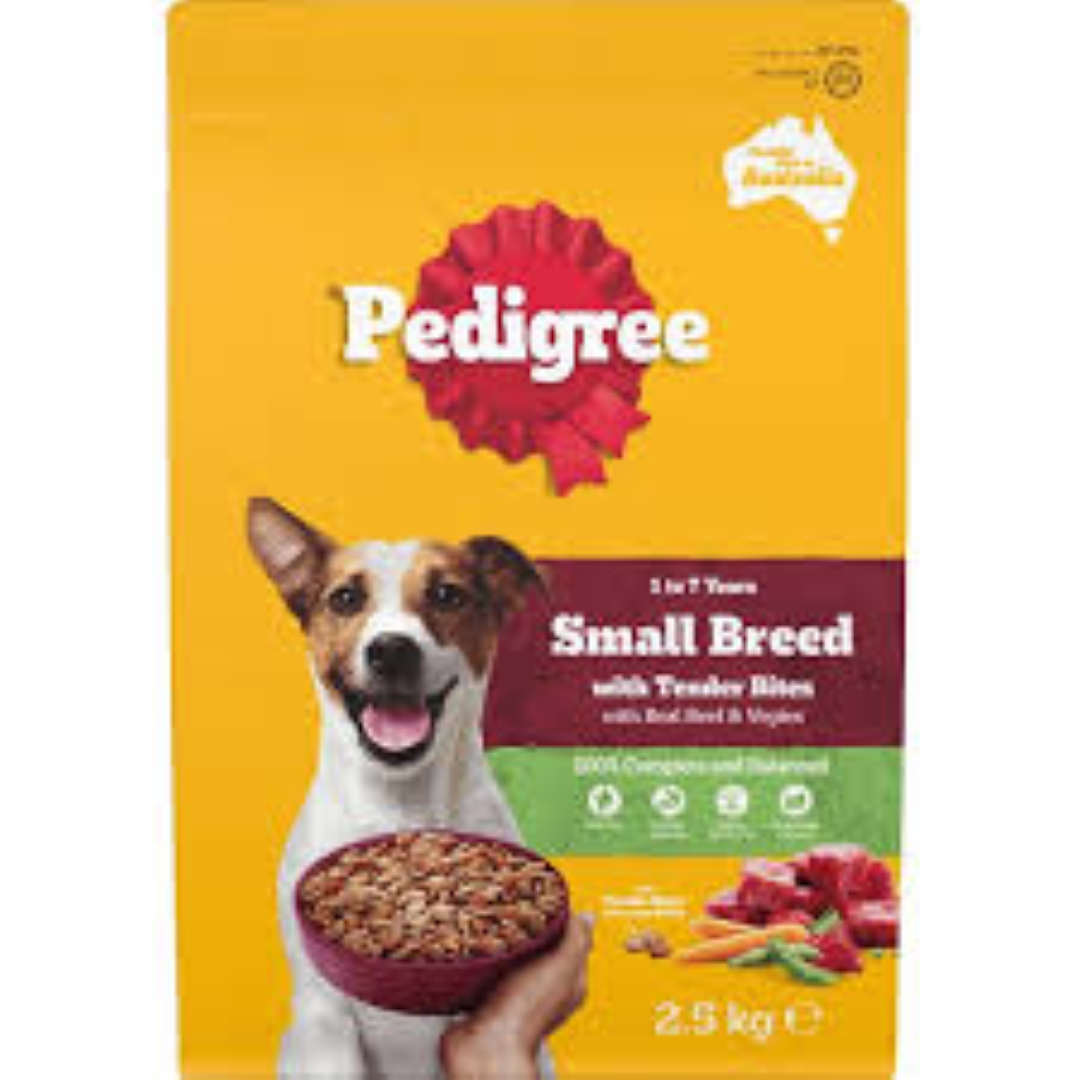 PEDIGREE SMALL BREED BEEF 7.5KG